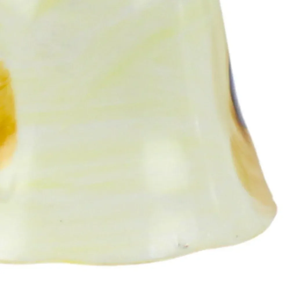 Bell Ceramic Hand Painted Fruit Gold Accents Vintage Mid Century Modern Japan